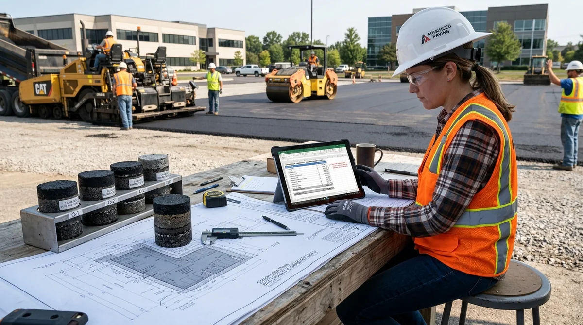 Using an asphalt paving estimate calculator to calculate project costs